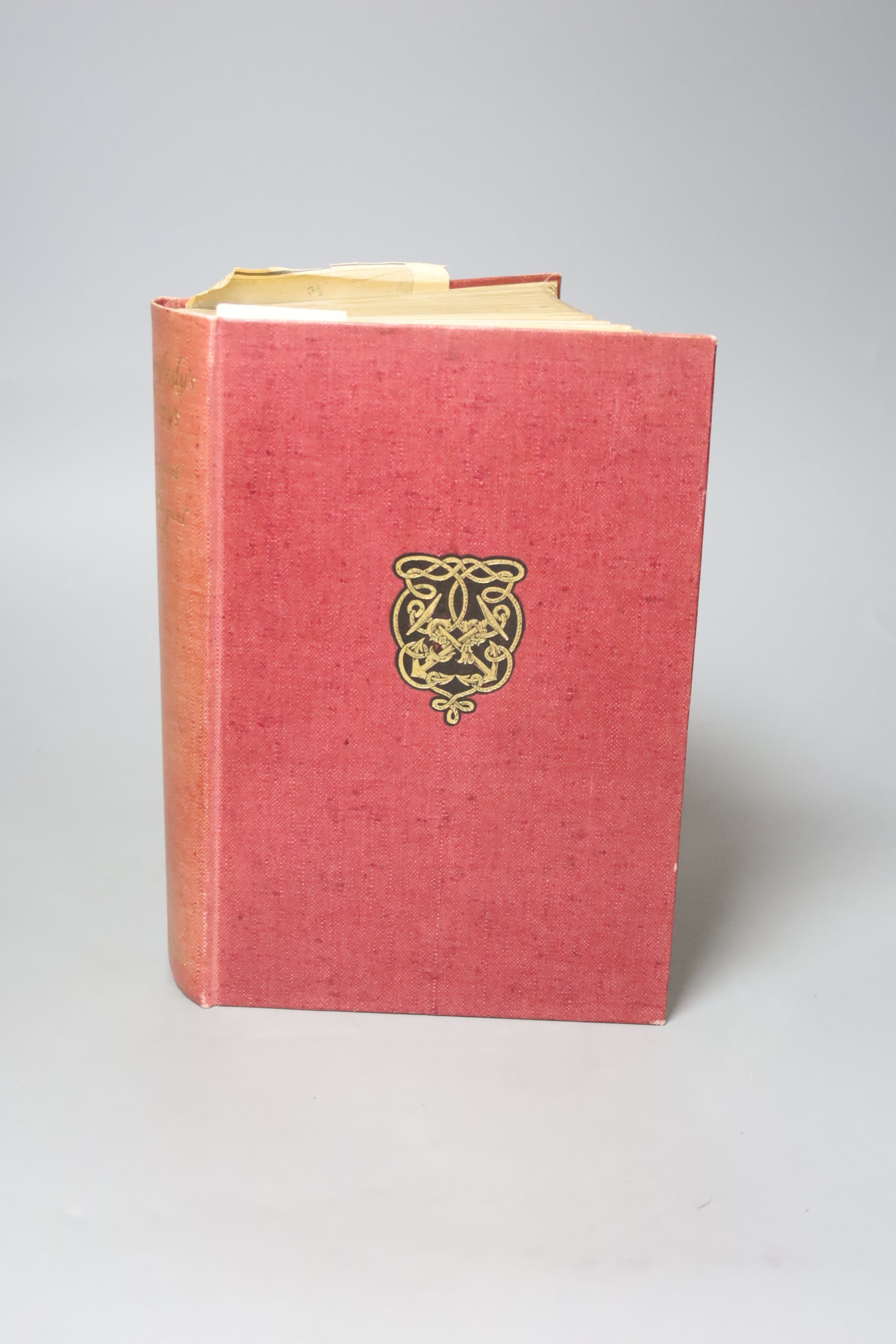 Pepys, Samuel (edited and abridged by O.F. Morshead) - Everybody’s Pepys, 8vo, red cloth, one of 350, signed by the illustrator Ernest Shepard, G. Bell & Sons, London, 1926